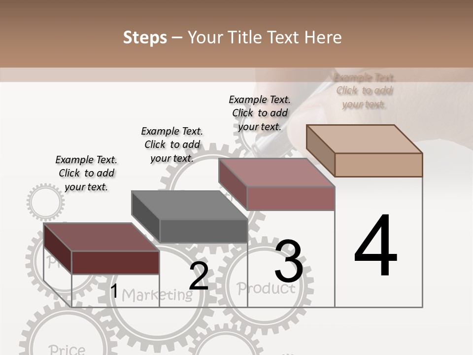 A Person Writing On A Piece Of Paper With A Pen PowerPoint Template
