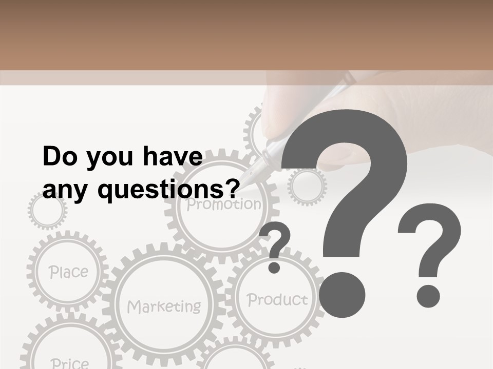 A Person Writing On A Piece Of Paper With A Pen PowerPoint Template