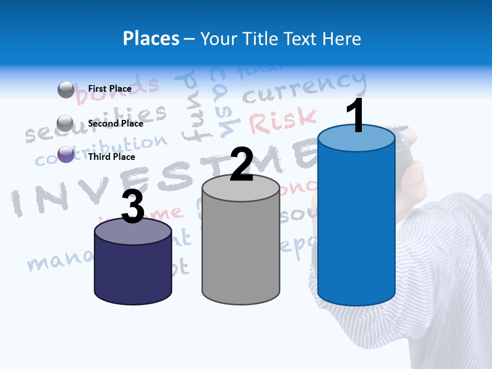Securities Estate Blue PowerPoint Template