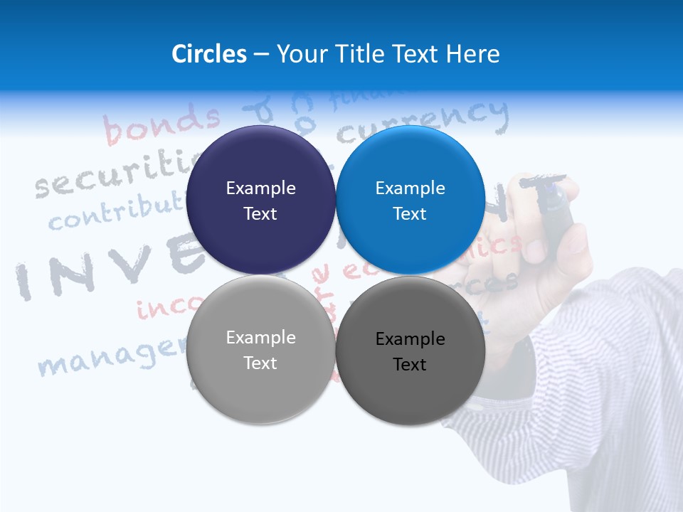 Securities Estate Blue PowerPoint Template