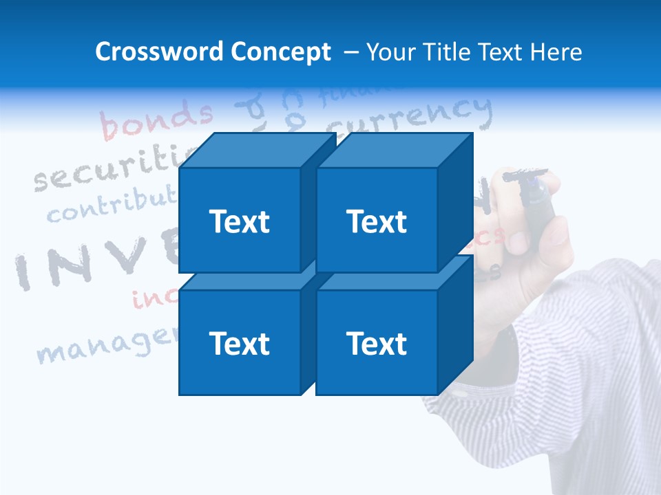 Securities Estate Blue PowerPoint Template