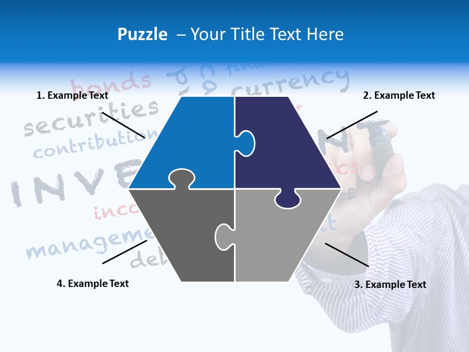 Securities Estate Blue PowerPoint Template