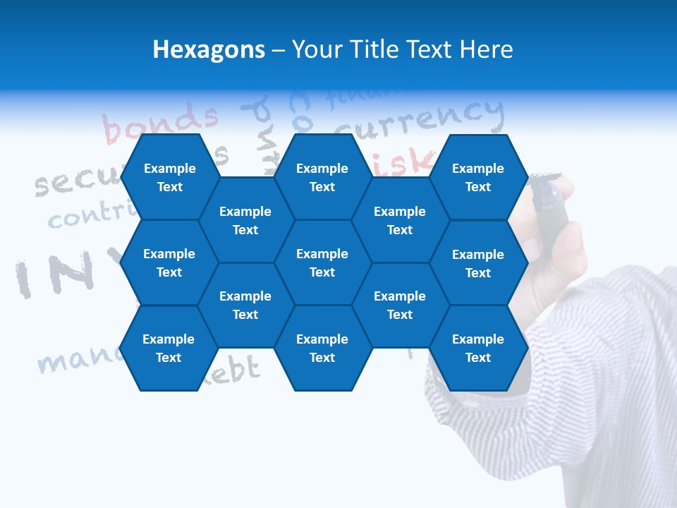 Securities Estate Blue PowerPoint Template