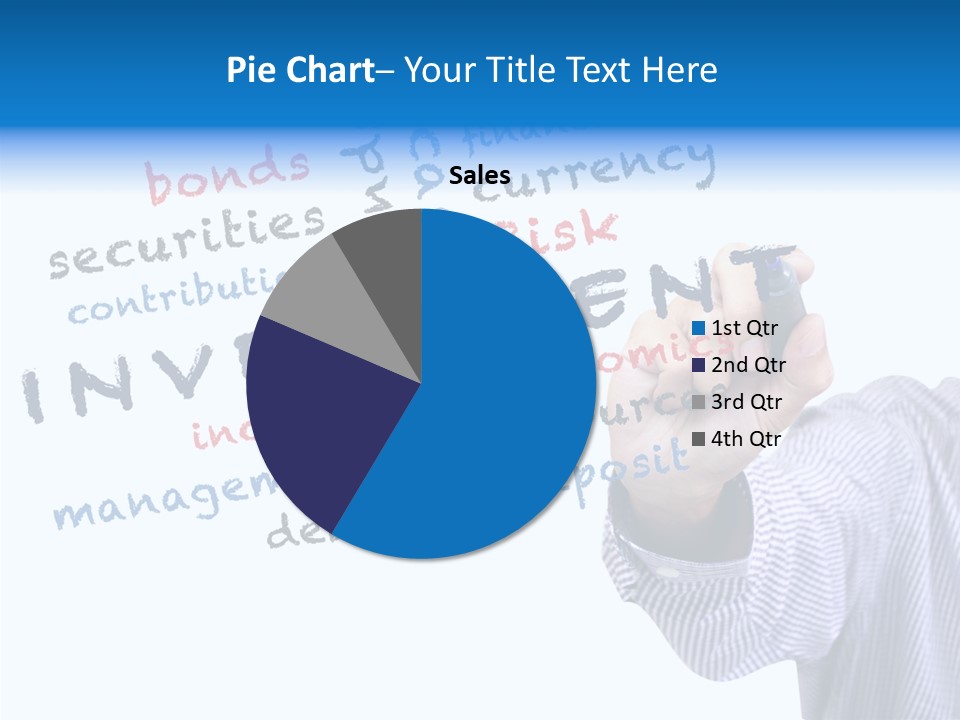 Securities Estate Blue PowerPoint Template