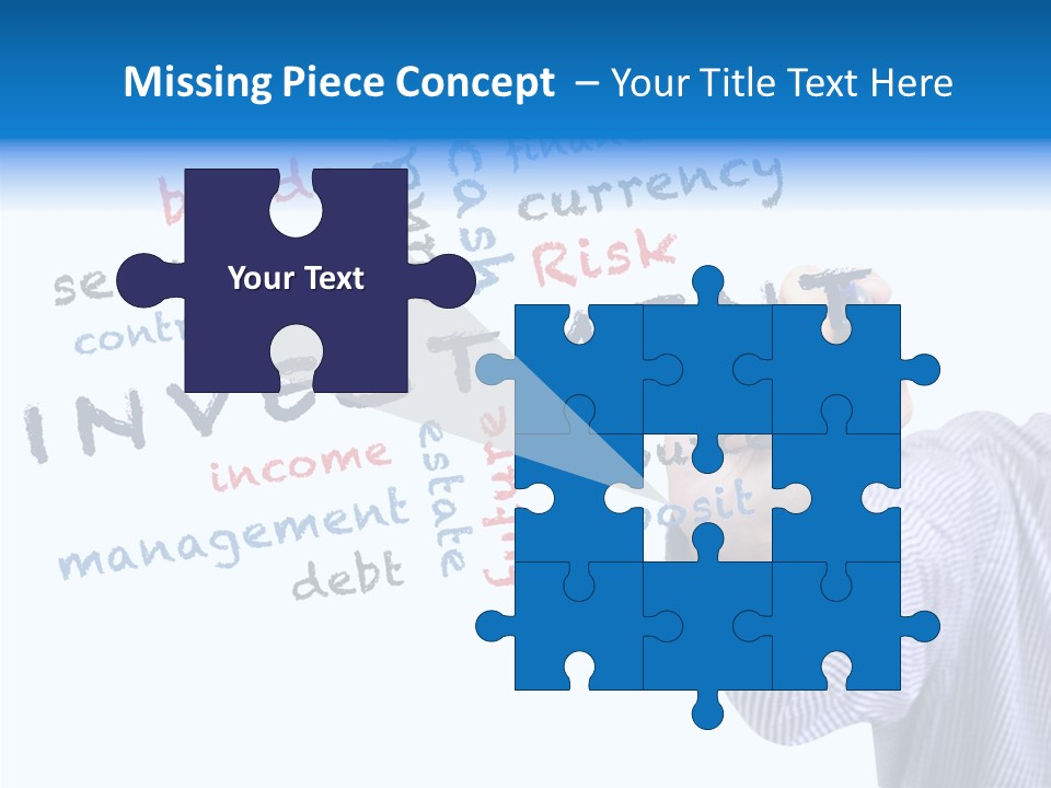 Securities Estate Blue PowerPoint Template