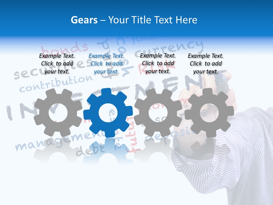 Securities Estate Blue PowerPoint Template