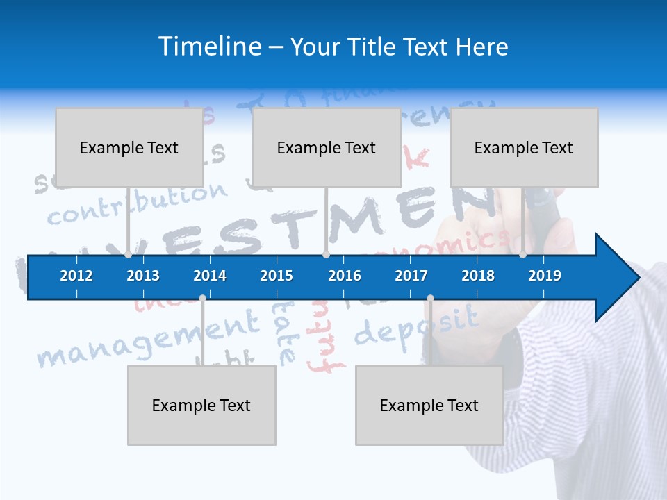 Securities Estate Blue PowerPoint Template
