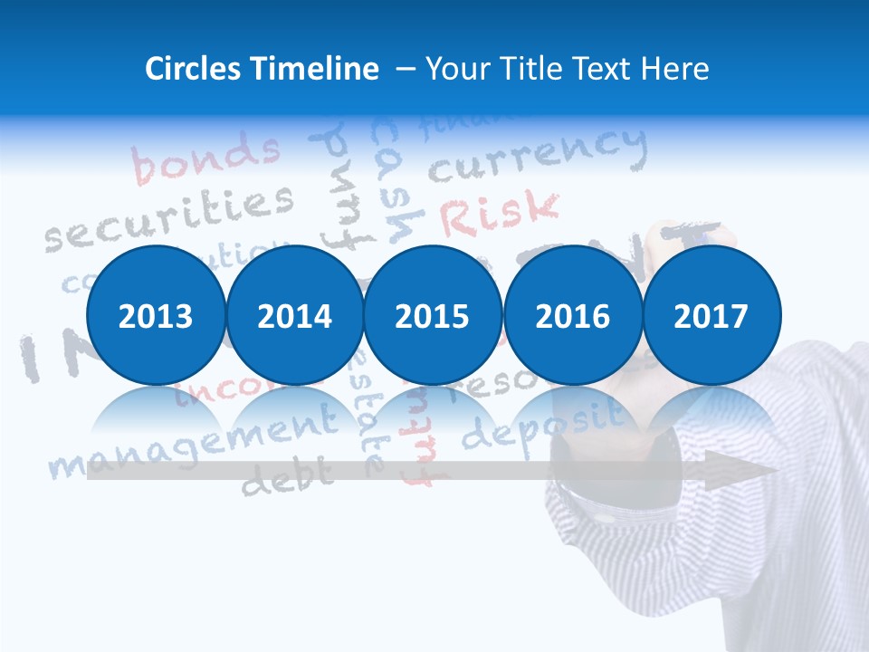 Securities Estate Blue PowerPoint Template