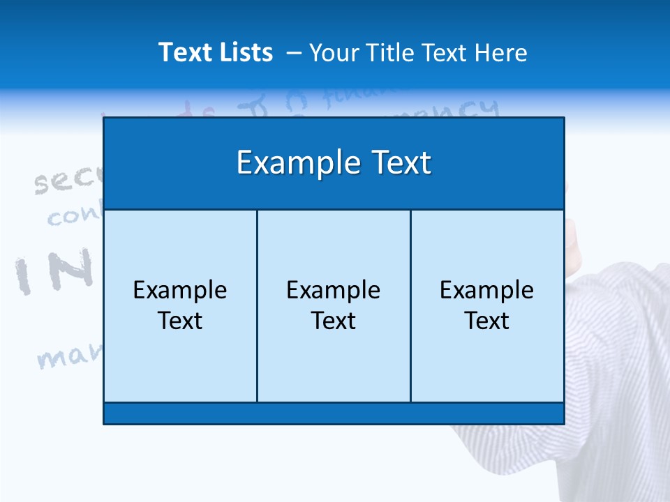 Securities Estate Blue PowerPoint Template