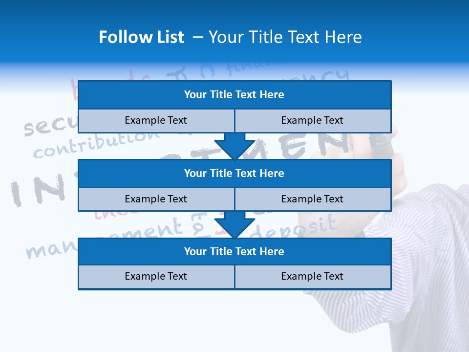 Securities Estate Blue PowerPoint Template