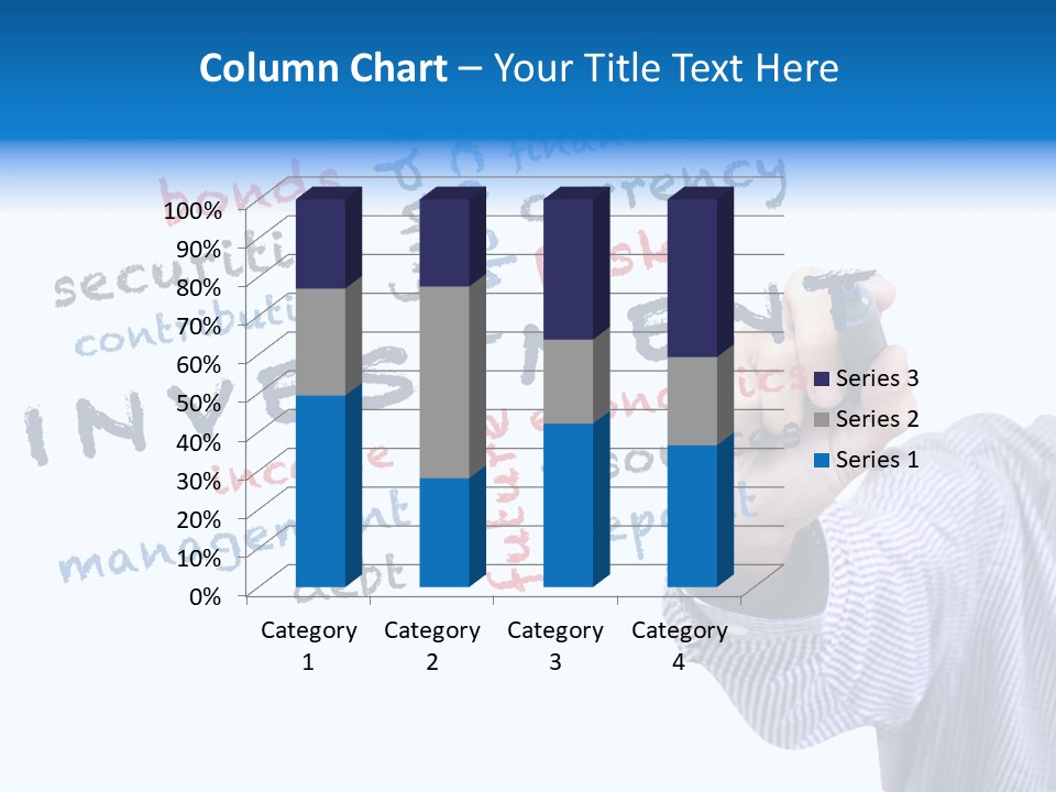 Securities Estate Blue PowerPoint Template