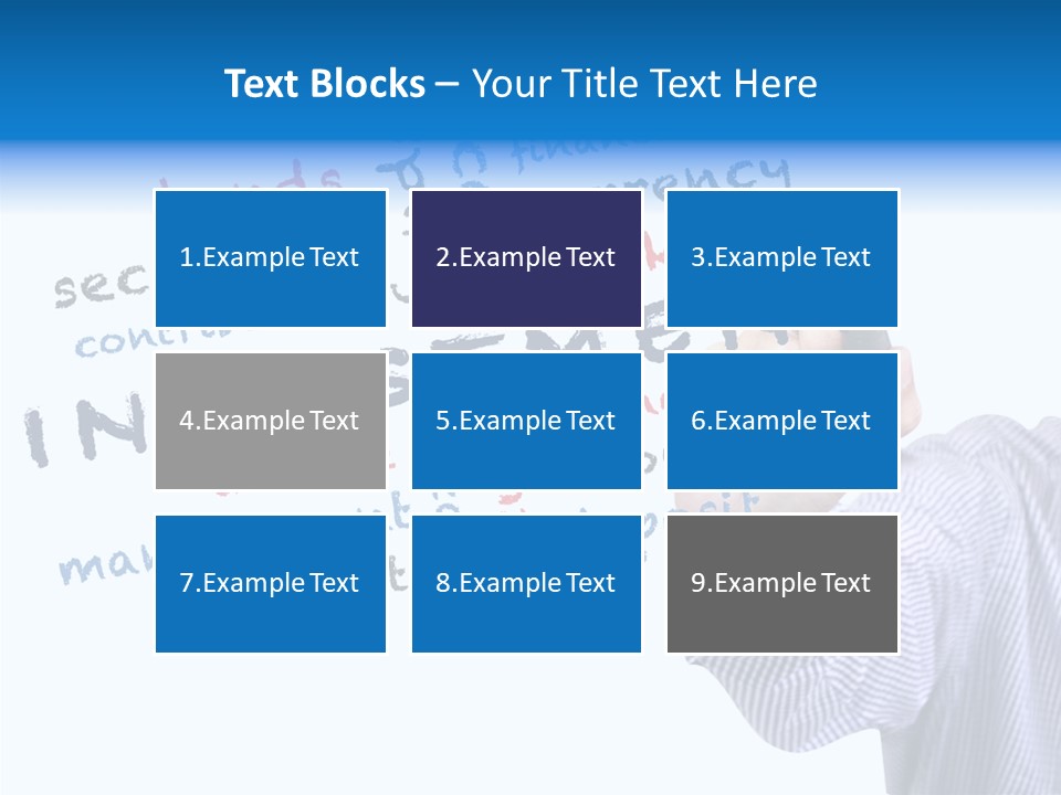 Securities Estate Blue PowerPoint Template