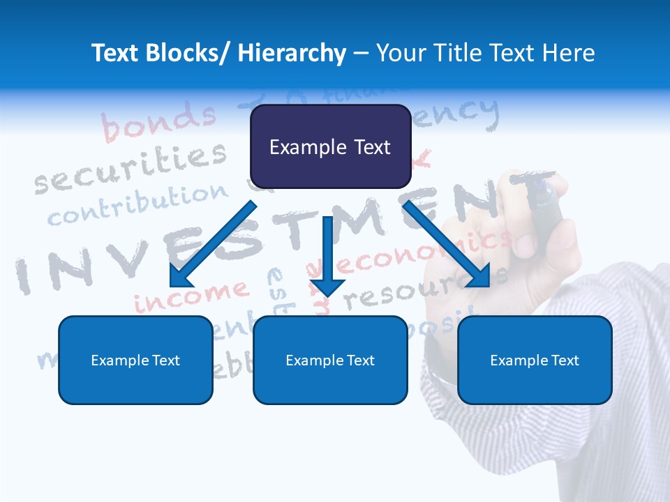 Securities Estate Blue PowerPoint Template