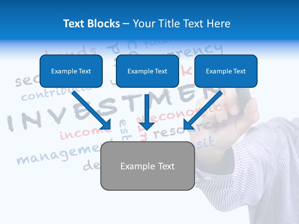 Securities Estate Blue PowerPoint Template