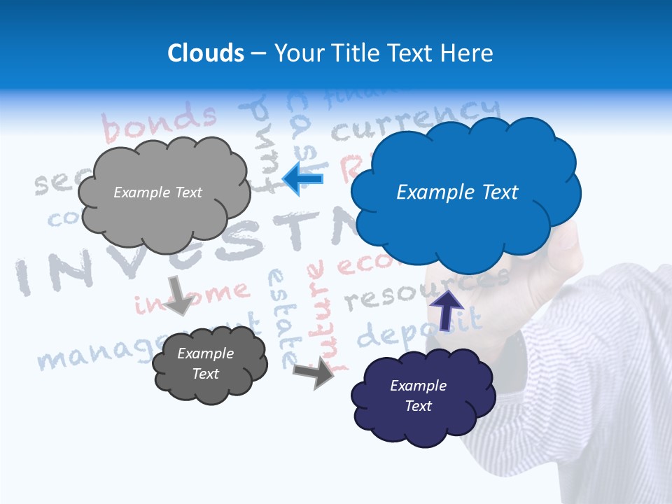 Securities Estate Blue PowerPoint Template