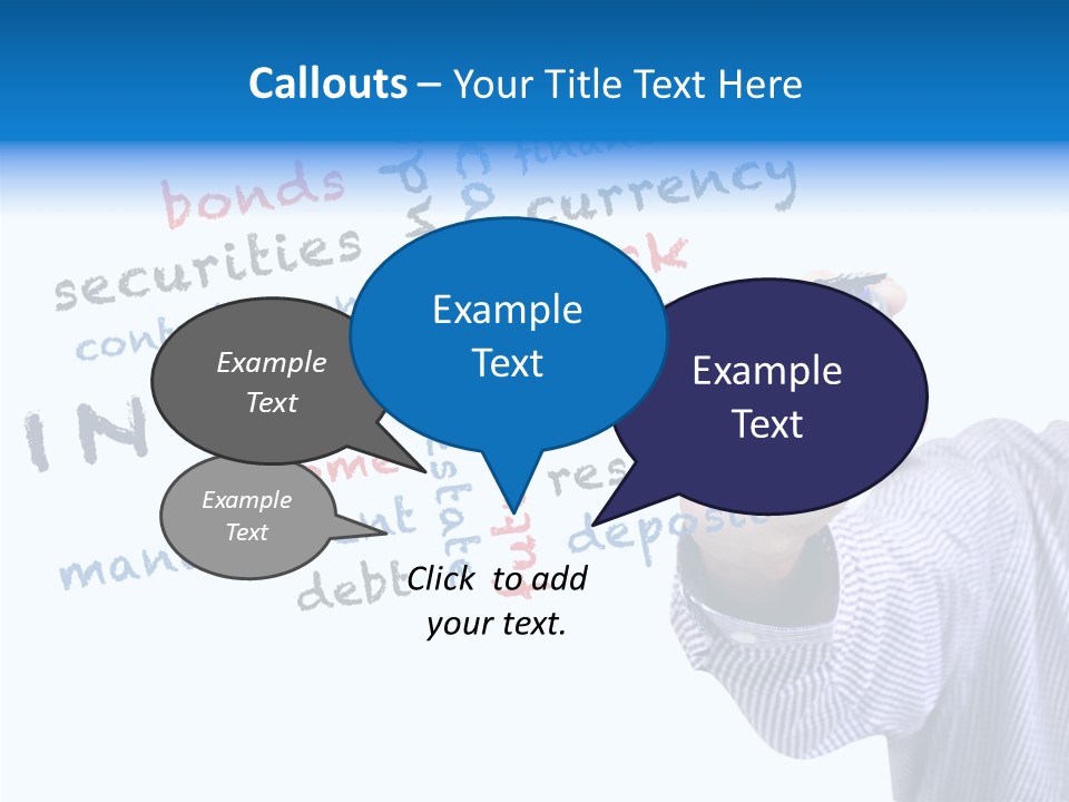 Securities Estate Blue PowerPoint Template