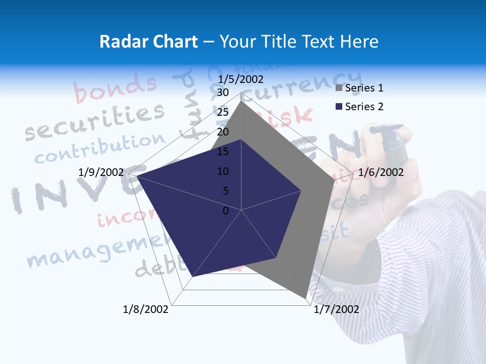Securities Estate Blue PowerPoint Template