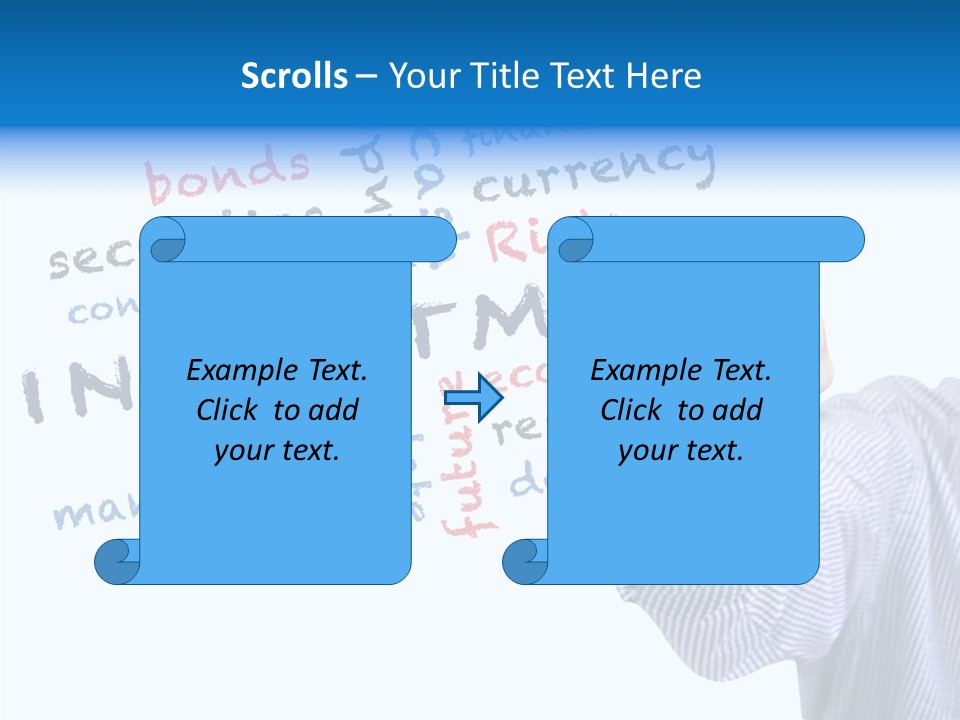 Securities Estate Blue PowerPoint Template