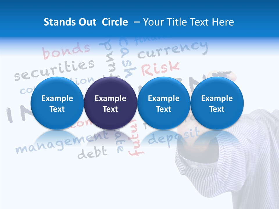 Securities Estate Blue PowerPoint Template