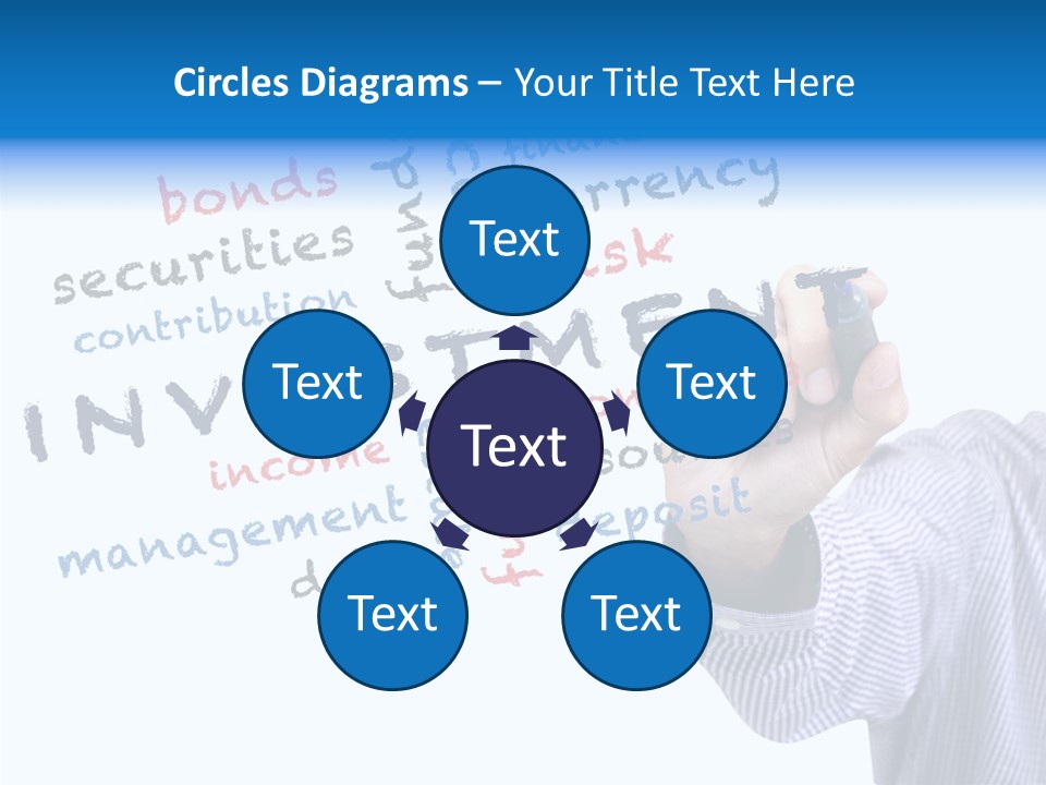 Securities Estate Blue PowerPoint Template