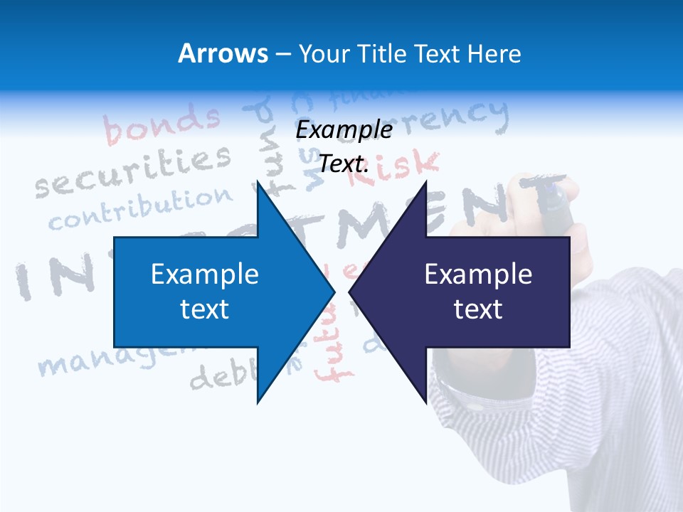 Securities Estate Blue PowerPoint Template