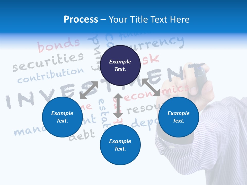 Securities Estate Blue PowerPoint Template