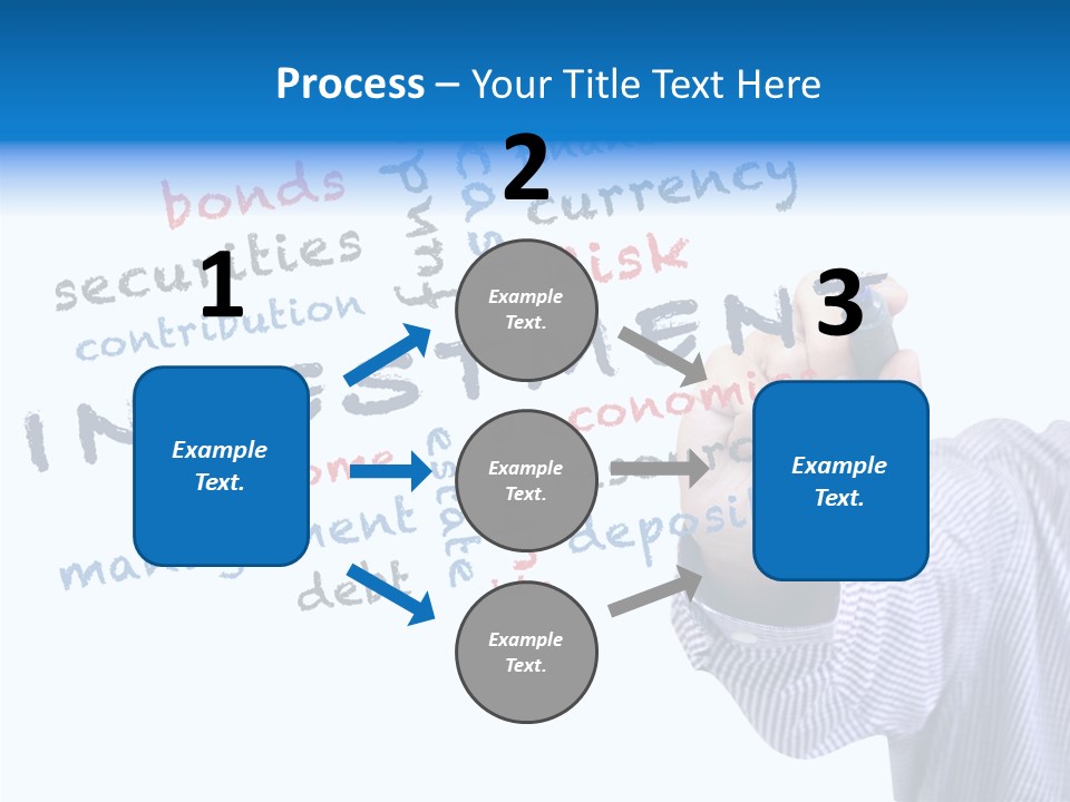 Securities Estate Blue PowerPoint Template
