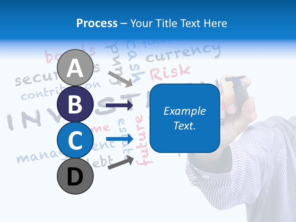 Securities Estate Blue PowerPoint Template