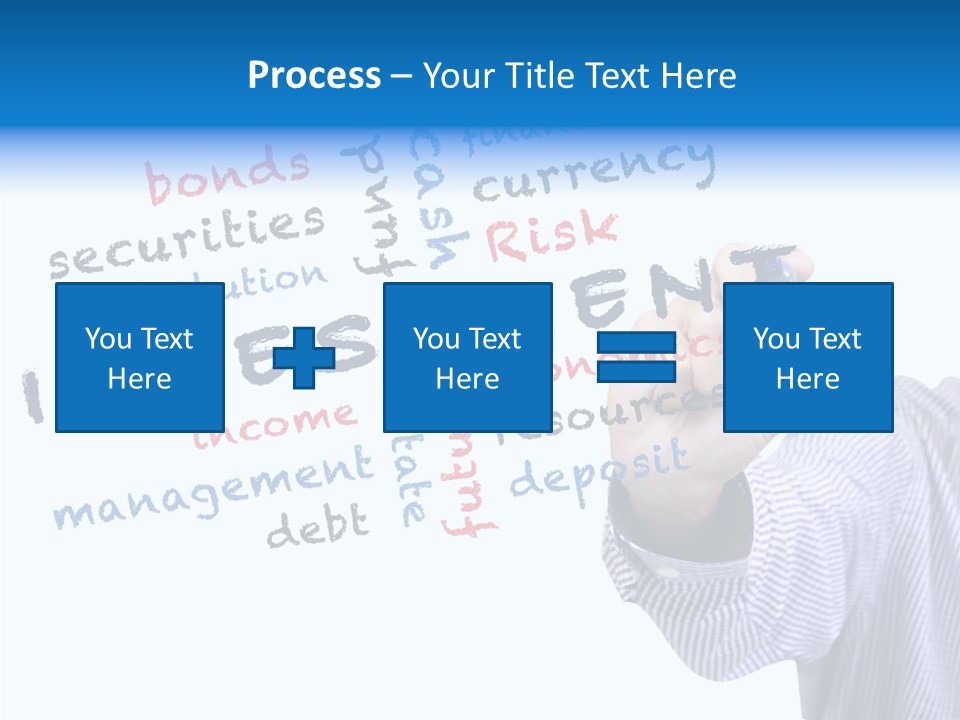 Securities Estate Blue PowerPoint Template