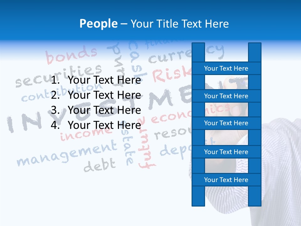 Securities Estate Blue PowerPoint Template