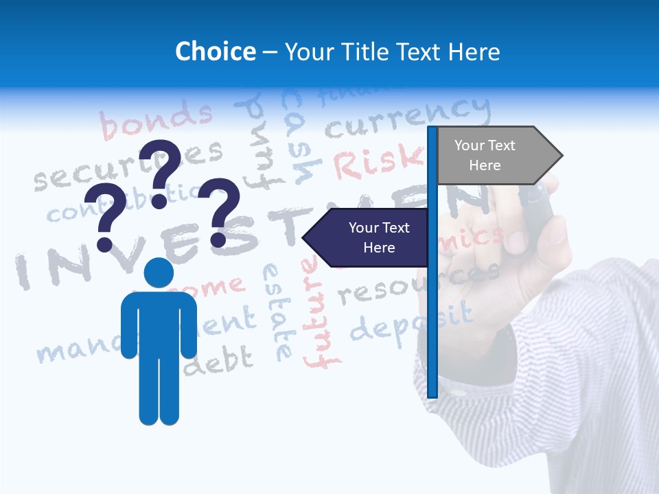 Securities Estate Blue PowerPoint Template