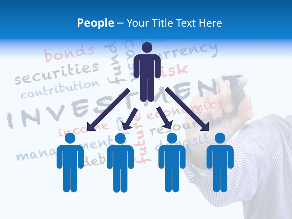 Securities Estate Blue PowerPoint Template