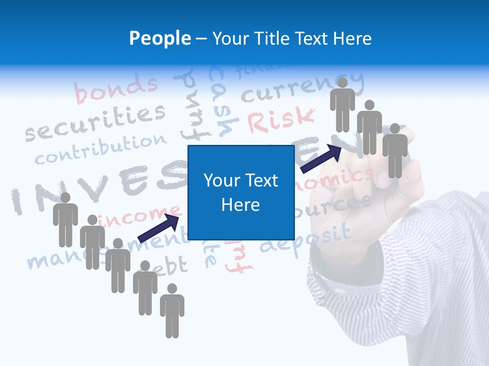 Securities Estate Blue PowerPoint Template