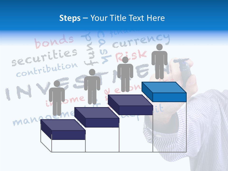 Securities Estate Blue PowerPoint Template