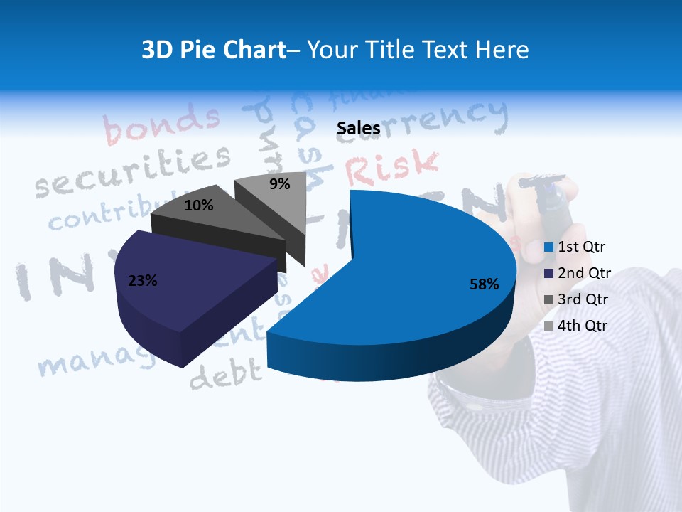 Securities Estate Blue PowerPoint Template
