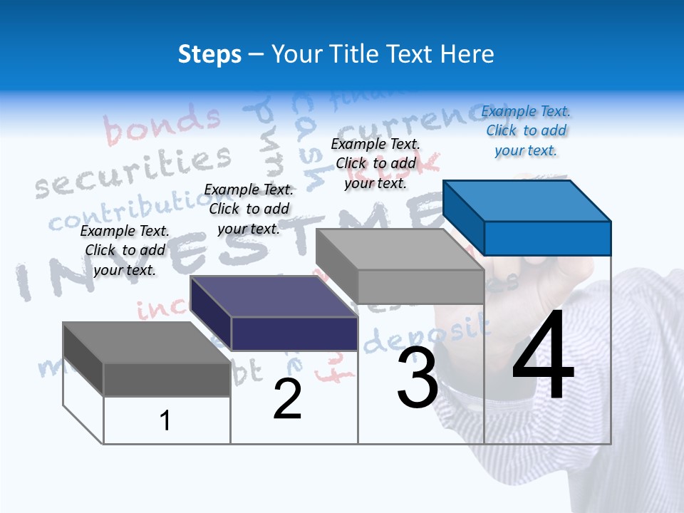 Securities Estate Blue PowerPoint Template