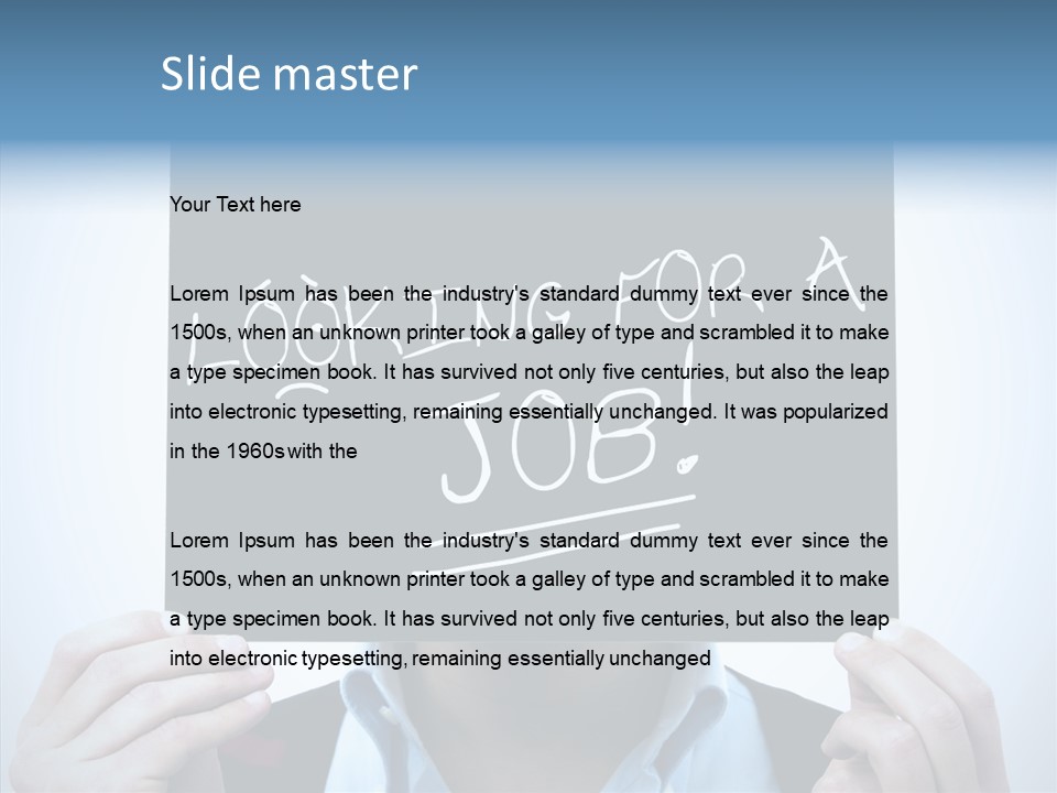 Ask Job Find PowerPoint Template