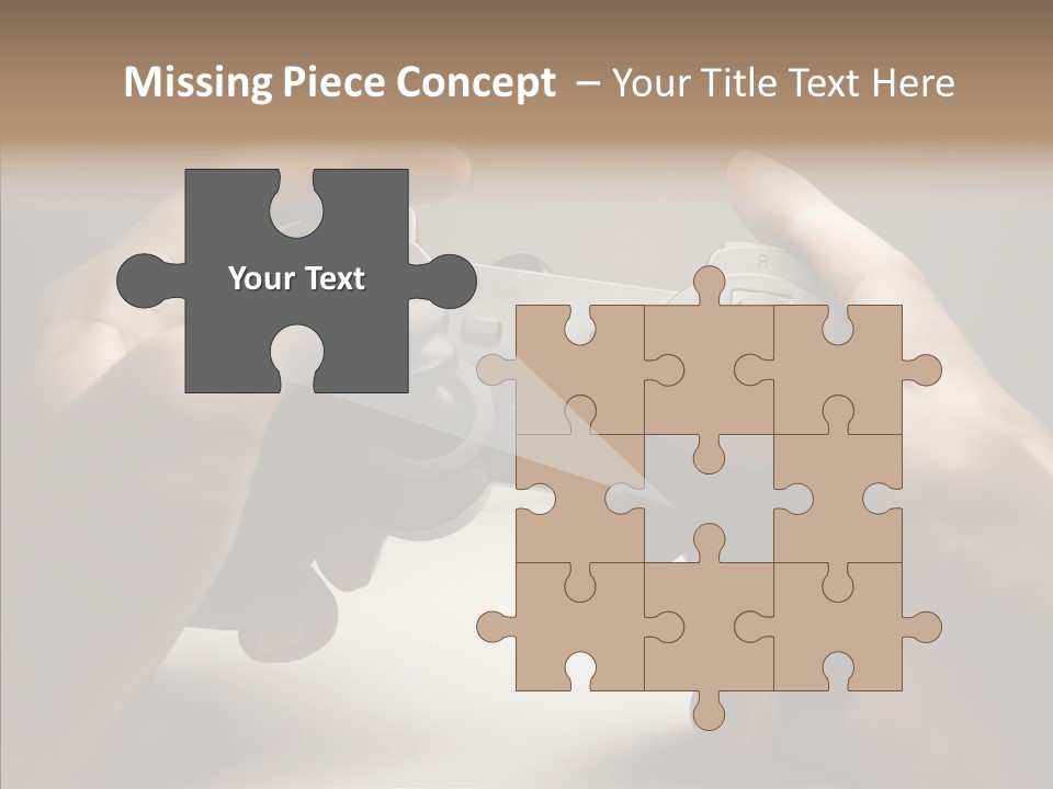 Video Game Pads Play PowerPoint Template