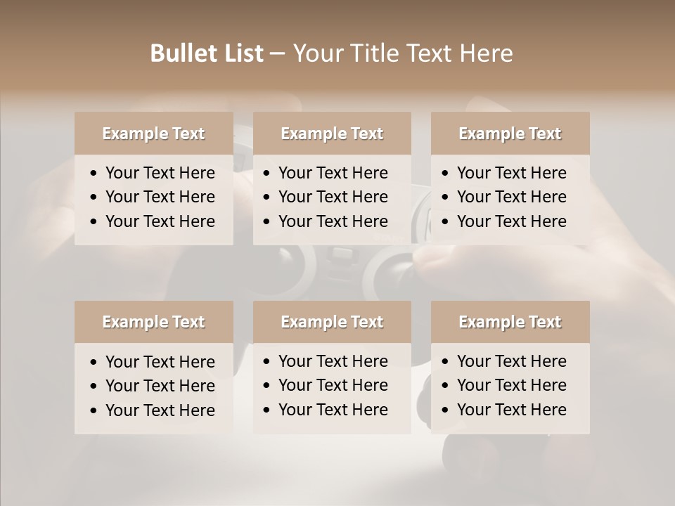 Video Game Pads Play PowerPoint Template