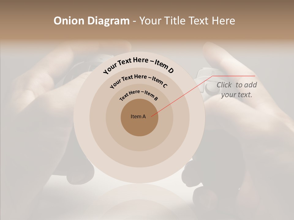 Video Game Pads Play PowerPoint Template