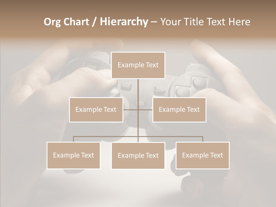 Video Game Pads Play PowerPoint Template
