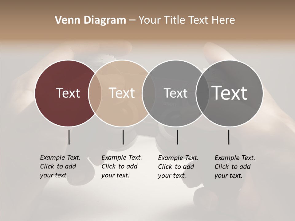 Video Game Pads Play PowerPoint Template