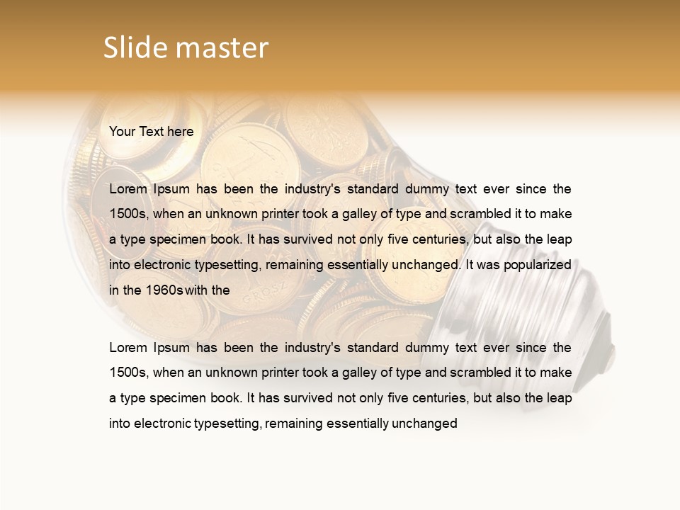 Young Frame Brunette PowerPoint Template