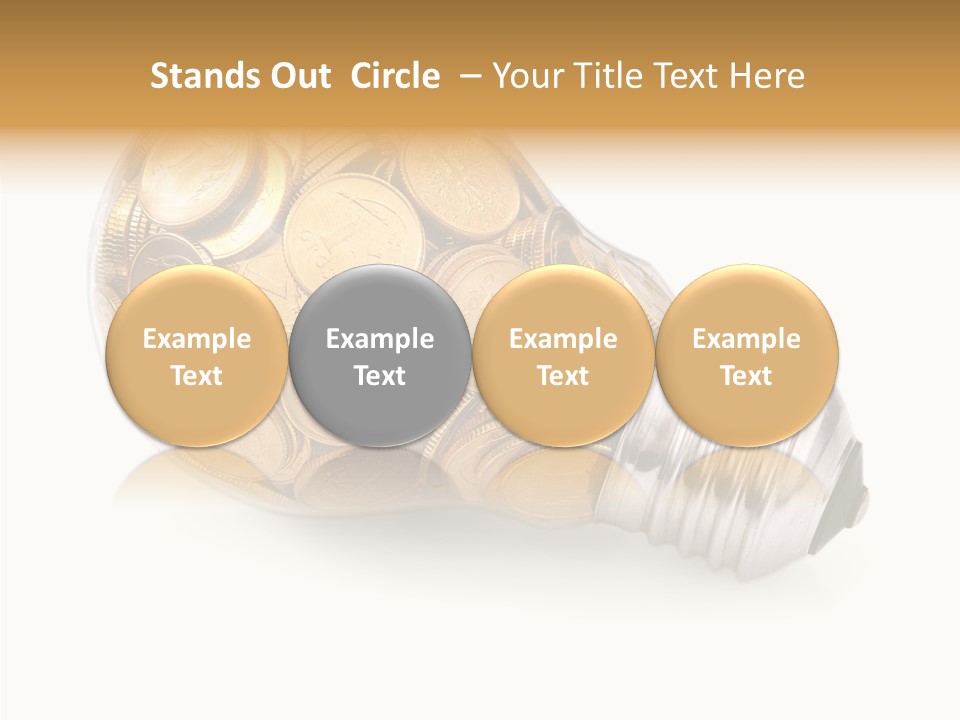 Young Frame Brunette PowerPoint Template