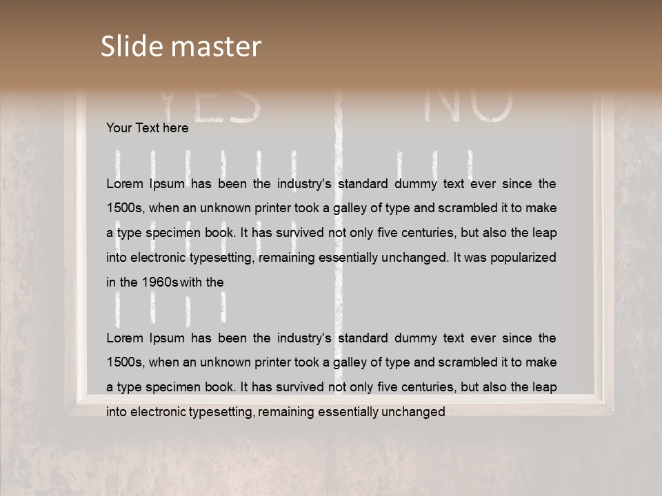 Show Cozy Resort PowerPoint Template