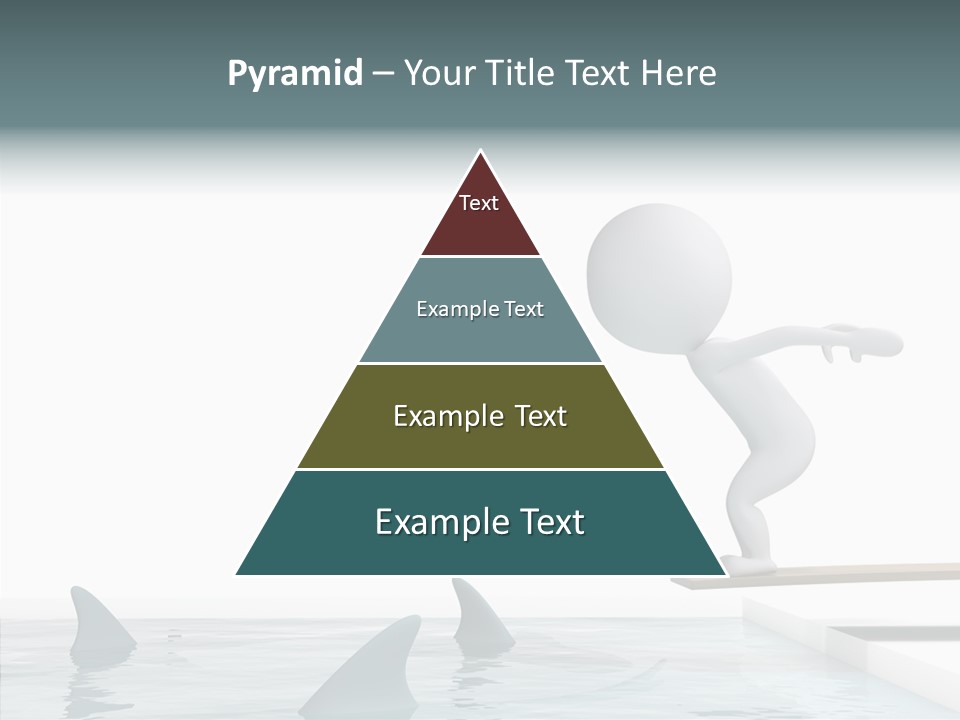 Pool Human Diving Board PowerPoint Template