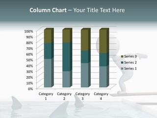 Pool Human Diving Board PowerPoint Template