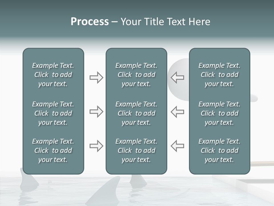 Pool Human Diving Board PowerPoint Template