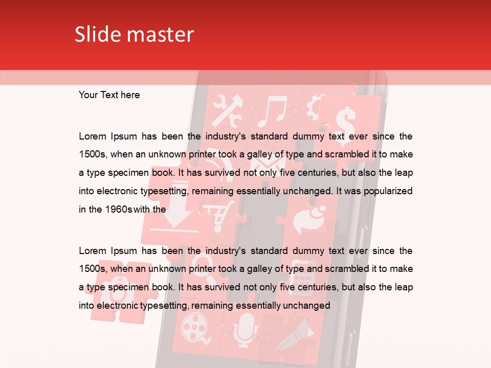 Business Program Mobile PowerPoint Template