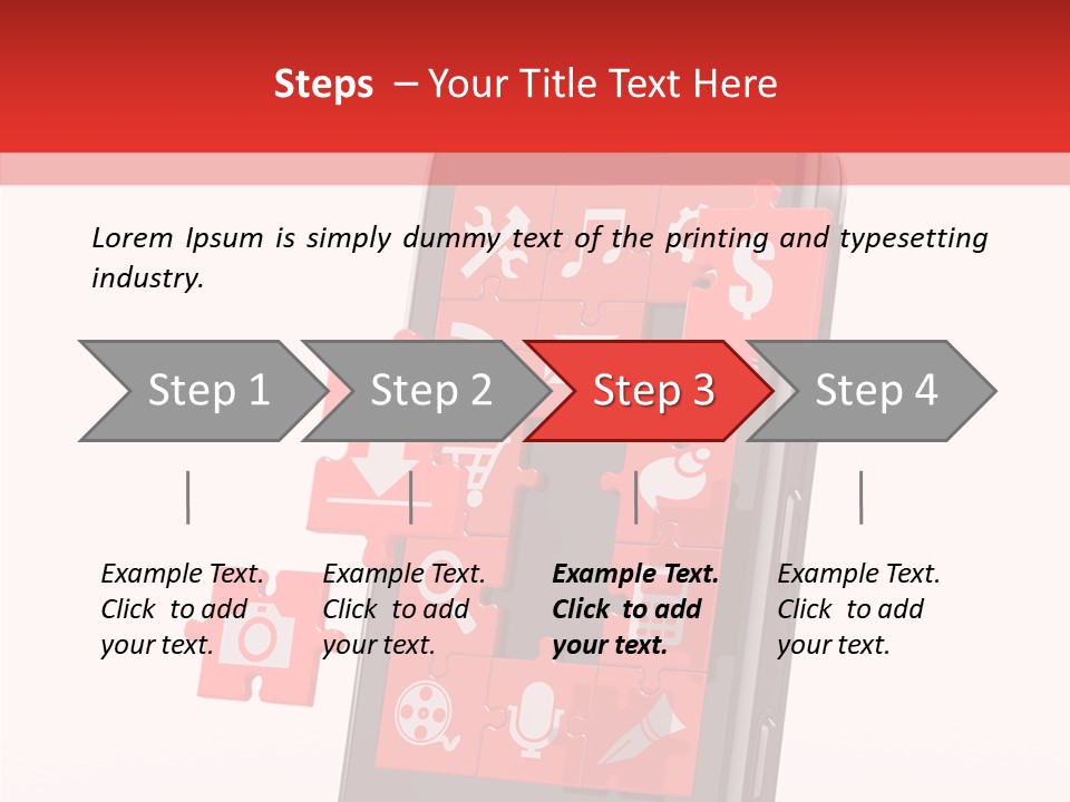 Business Program Mobile PowerPoint Template